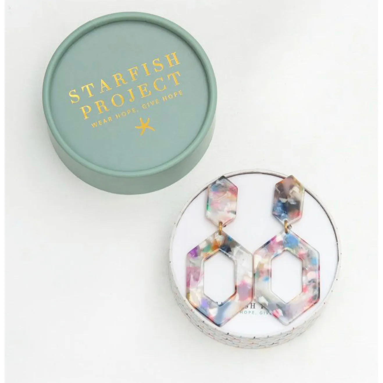 Gloria Resin Earrings