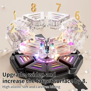 Gloved Music Boxing Machine with 8-Target Surface and Gloves