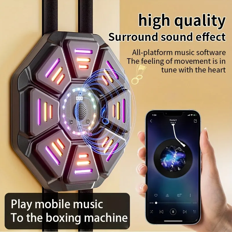 Gloved Music Boxing Machine with 8-Target Surface and Gloves