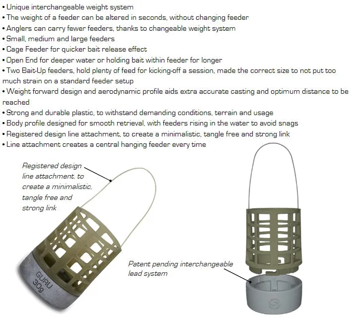 Guru X-Change Distance Cage Feeders