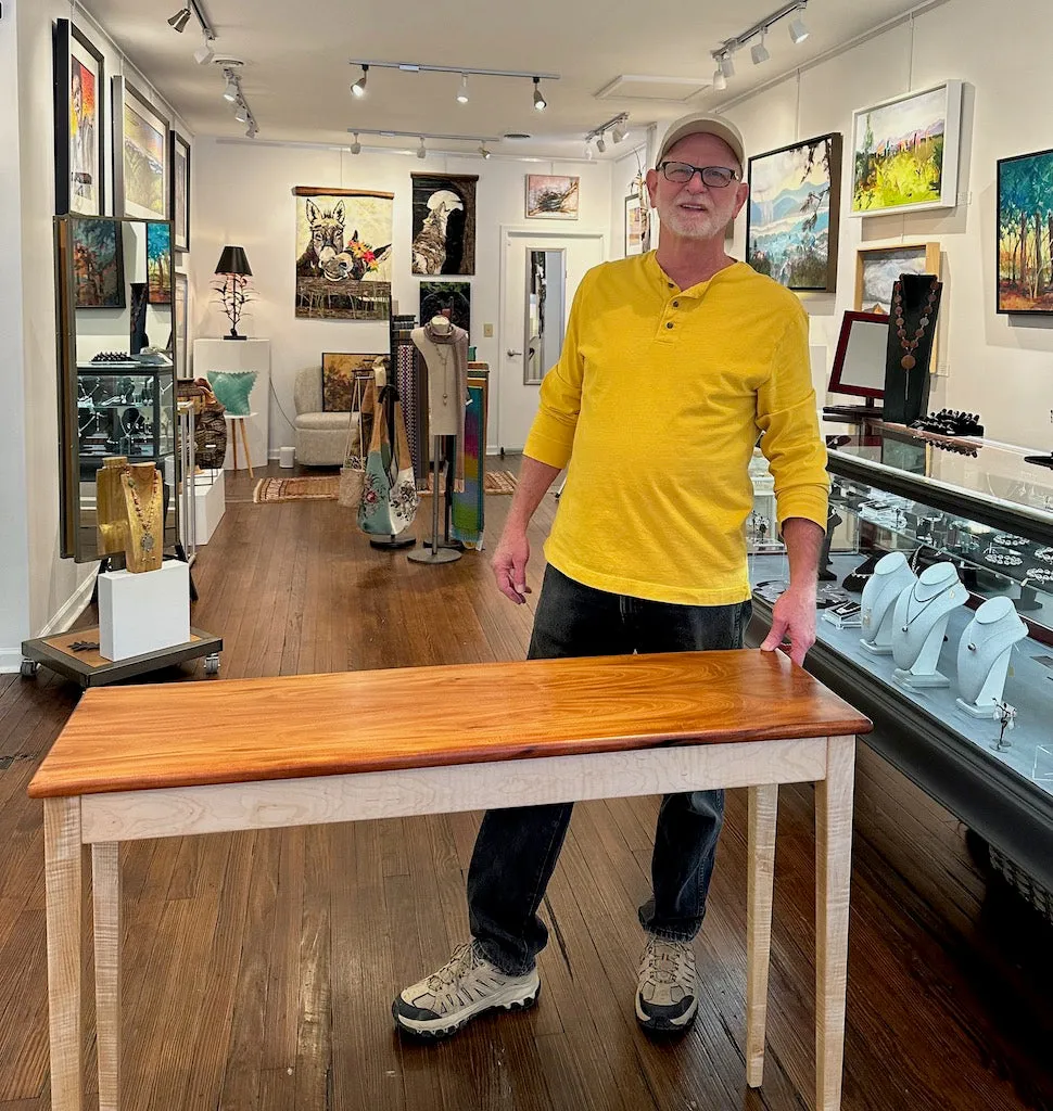 HAND HEWN SOFA TABLE