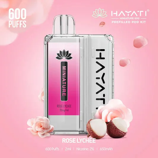 Hayati Miniature 600 Prefilled Vape Kit