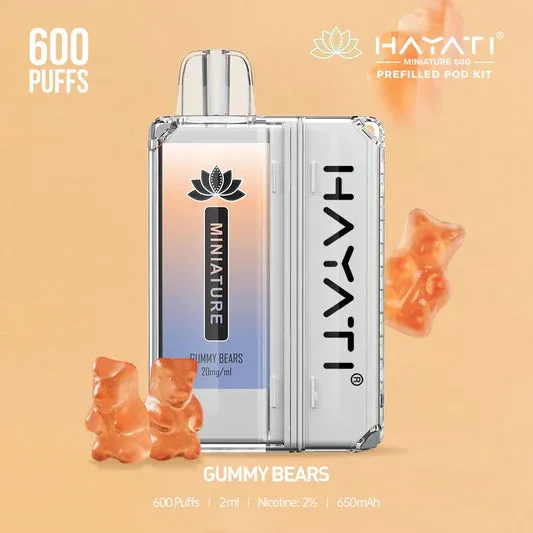 Hayati Miniature 600 Prefilled Vape Kit