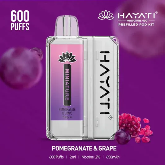 Hayati Miniature 600 Prefilled Vape Kit