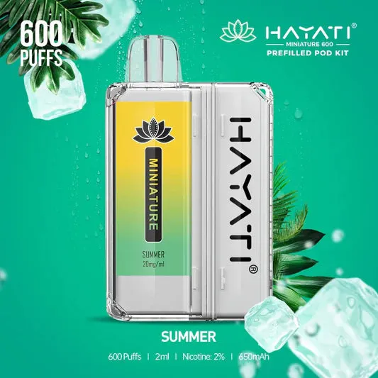 Hayati Miniature 600 Prefilled Vape Kit
