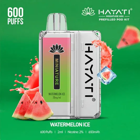 Hayati Miniature 600 Prefilled Vape Kit