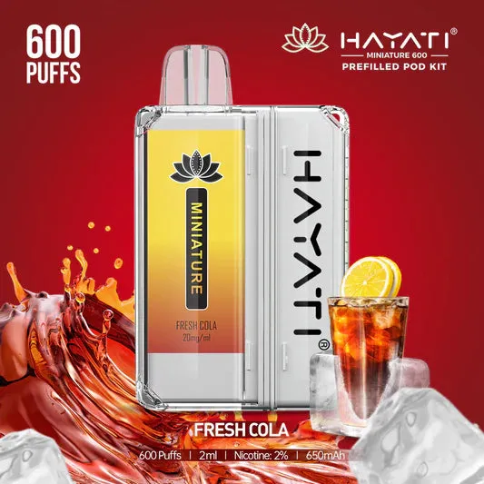 Hayati Miniature 600 Prefilled Vape Kit