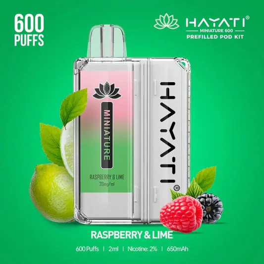 Hayati Miniature 600 Prefilled Vape Kit