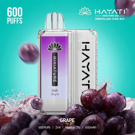 Hayati Miniature 600 Prefilled Vape Kit