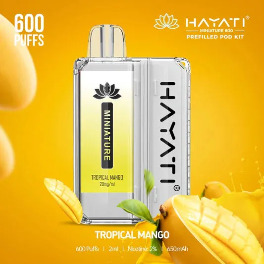 Hayati Miniature 600 Prefilled Vape Kit