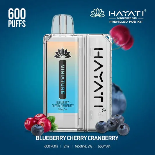 Hayati Miniature 600 Prefilled Vape Kit