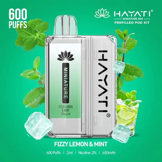 Hayati Miniature 600 Prefilled Vape Kit