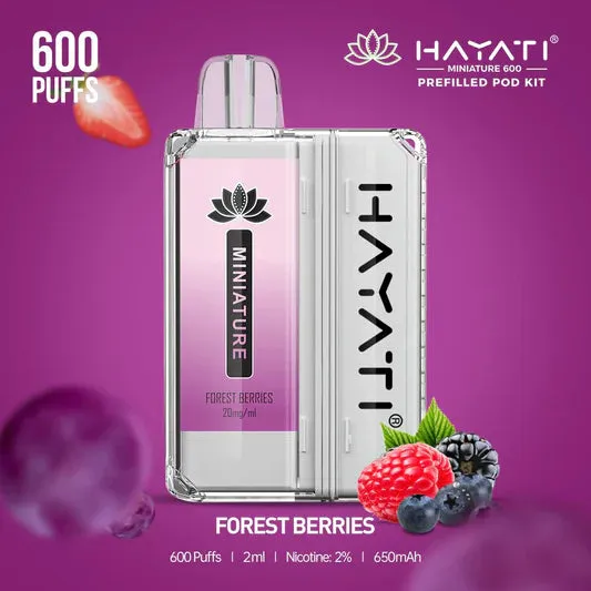 Hayati Miniature 600 Prefilled Vape Kit