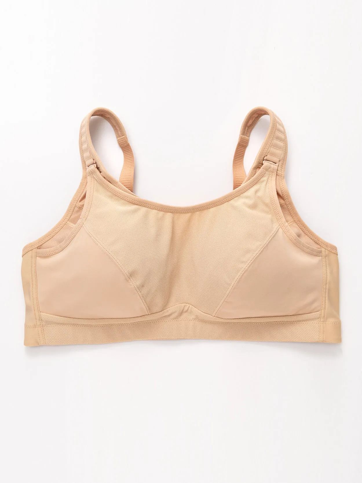 High Impact Bounce Adjustable Workout Bra Nude