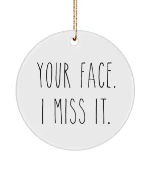 I Miss You Gift, Long Distance Relationship Gift for Boyfriend, Long Distance Best Friend Gift, Long Distance Family, Best Friend Ornament