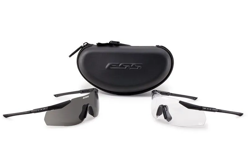 ICE-2X NARO with Black Frame and Clear Smoke Gray Lenses Retail Kit