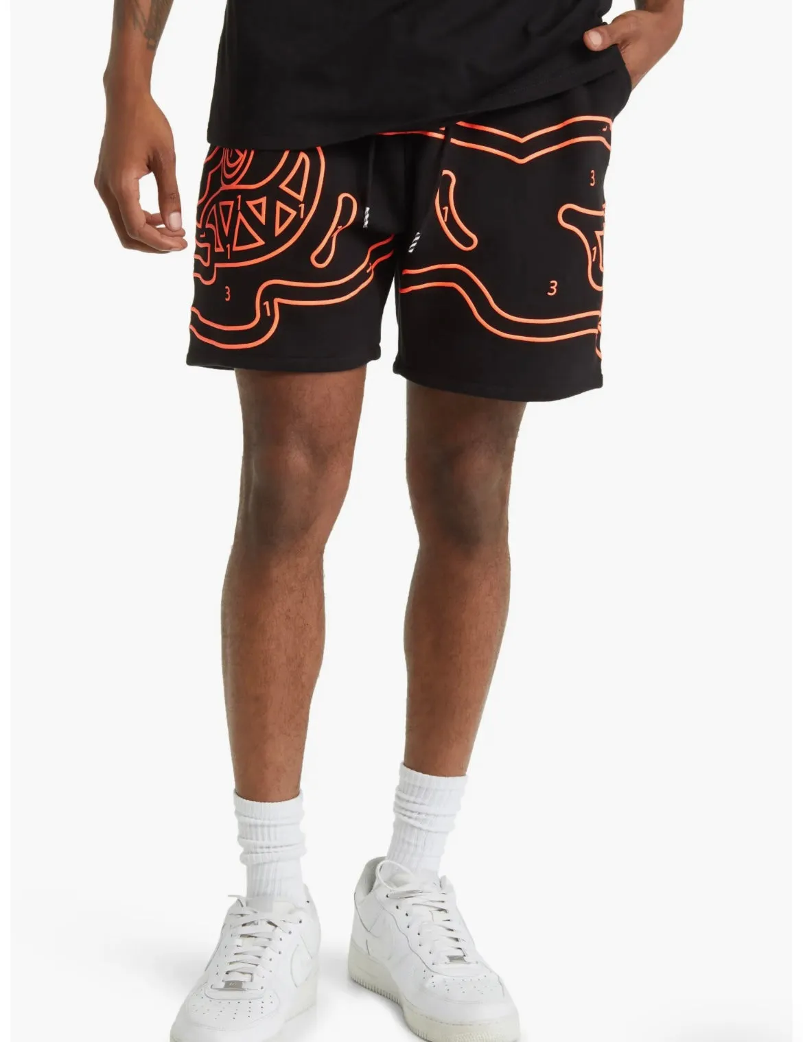 Icecream Over And Out Black Shorts