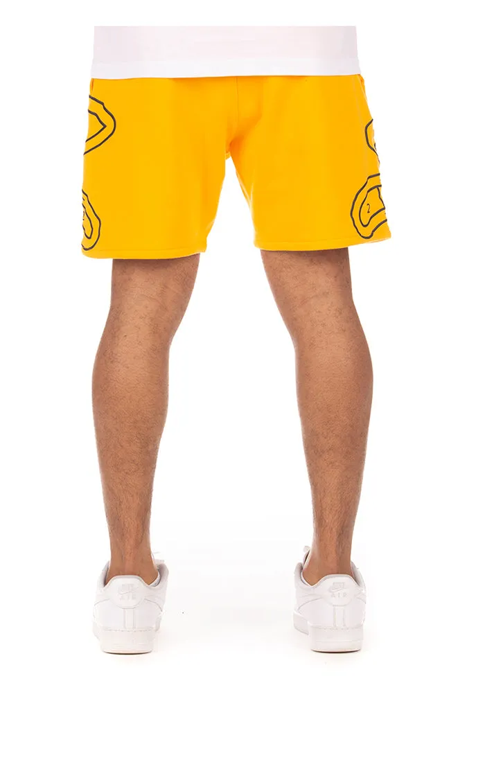 Icecream Over And Out Saffron Shorts
