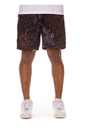 Icecream Paint By Number Nylon Shorts