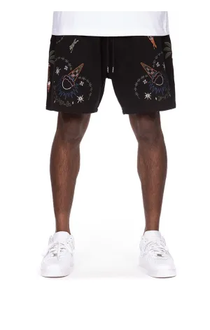 Icecream Starry Black Shorts