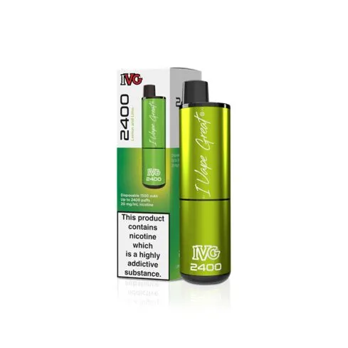 IVG 2400 Disposable Vape Device - 5 Pack Bundle Deal