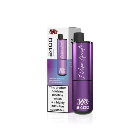 IVG 2400 Disposable Vape Device - 5 Pack Bundle Deal
