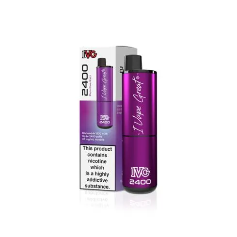 IVG 2400 Disposable Vape Device - 5 Pack Bundle Deal