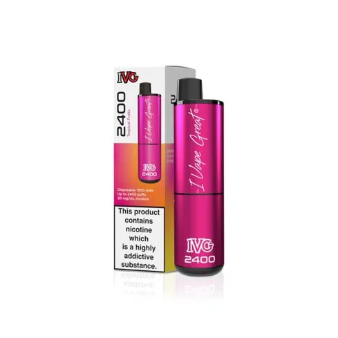 IVG 2400 Disposable Vape Device - 5 Pack Bundle Deal