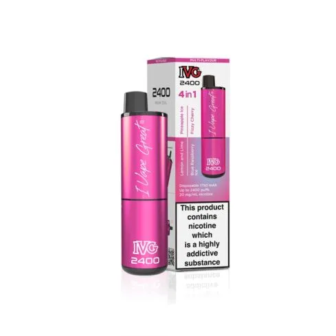 IVG 2400 Disposable Vape Device - 5 Pack Bundle Deal
