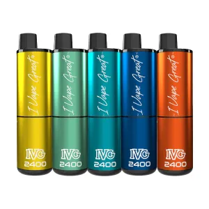 IVG 2400 Disposable Vape Device - 5 Pack Bundle Deal