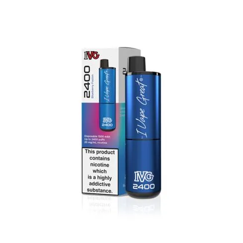 IVG 2400 Disposable Vape Device - 5 Pack Bundle Deal
