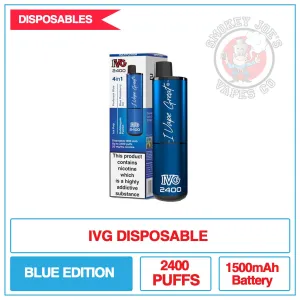 IVG - 2400 Disposable Vape - Multi Flavour - Blue Edition