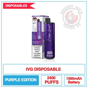 IVG - 2400 Disposable Vape - Multi Flavour - Purple Edition