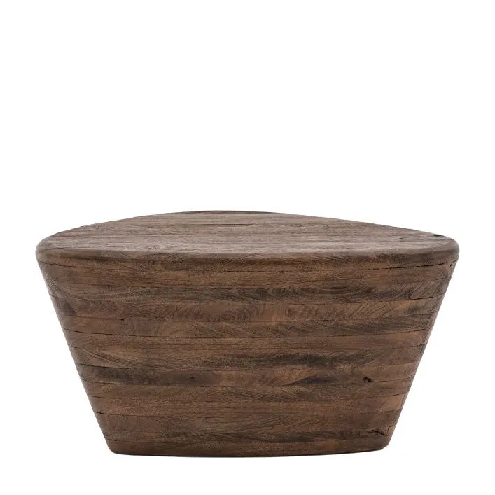 JAKE Triangular Wood Side Table