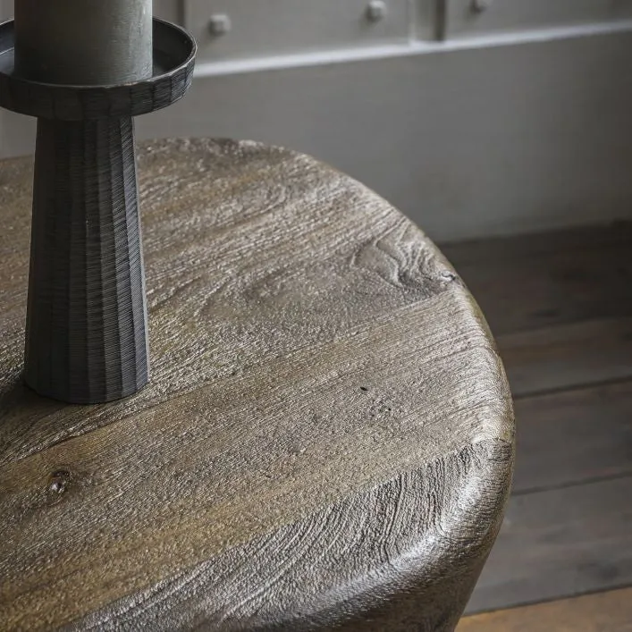 JAKE Triangular Wood Side Table