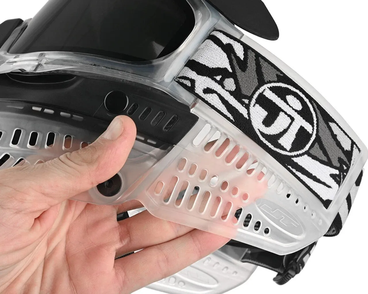 JT Spectra ProFlex Paintball Mask - Ice Clear w/Prizm Chrome Lens