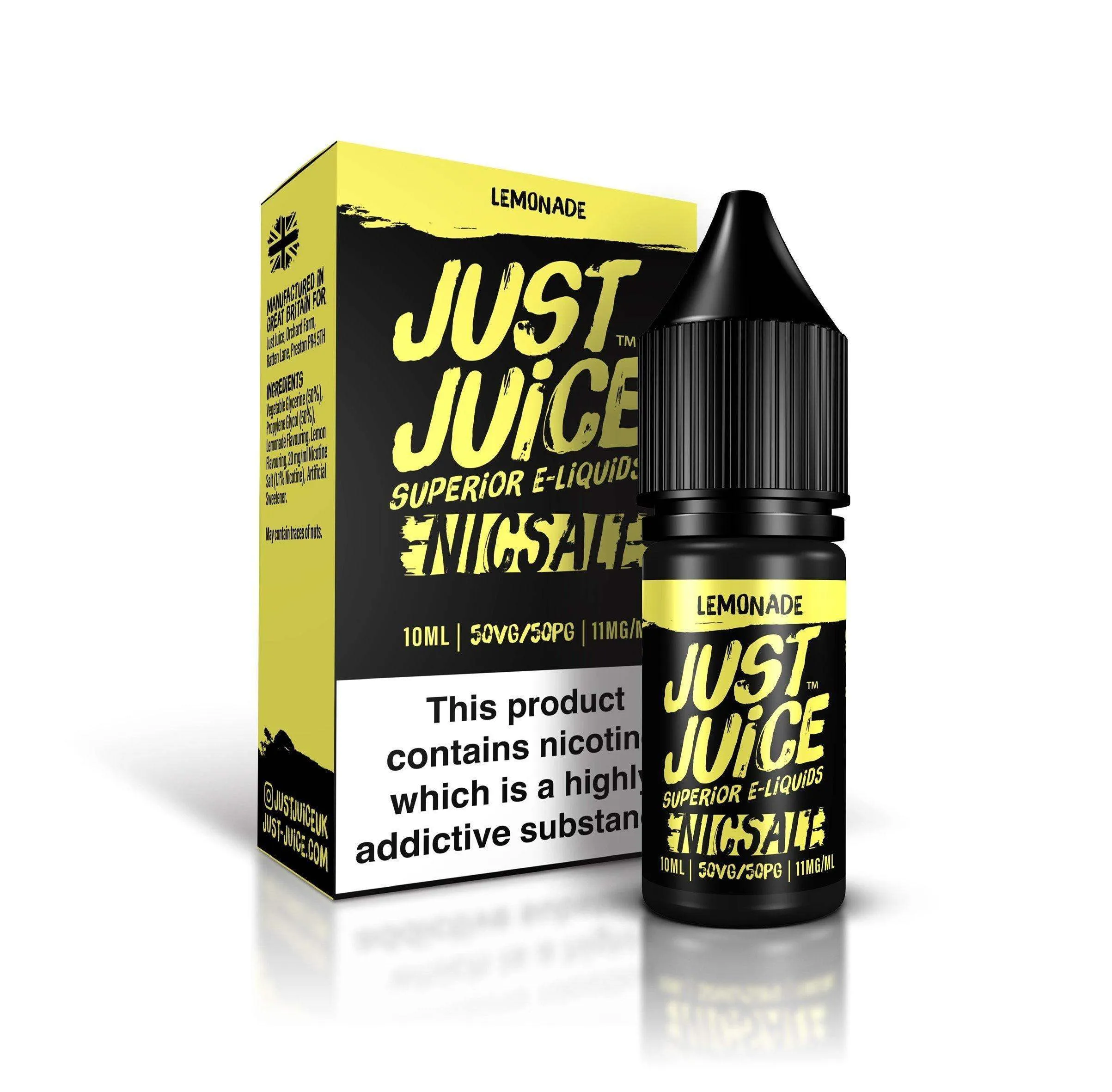 JUST JUICE 10ML NIC SALT - 11MG|20MG BY JUST JUICE