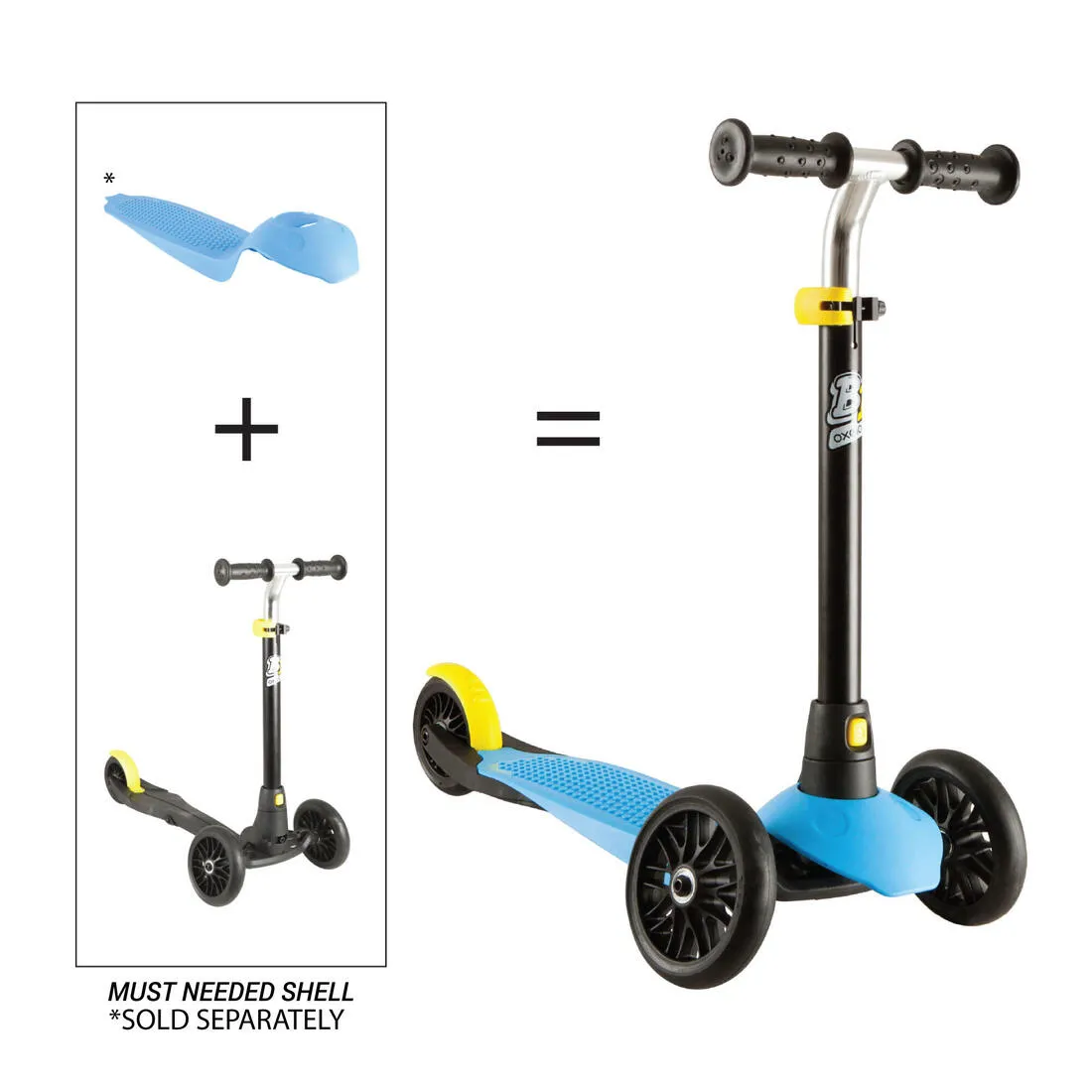 Kids' 3-Wheeled Scooter Frame B1