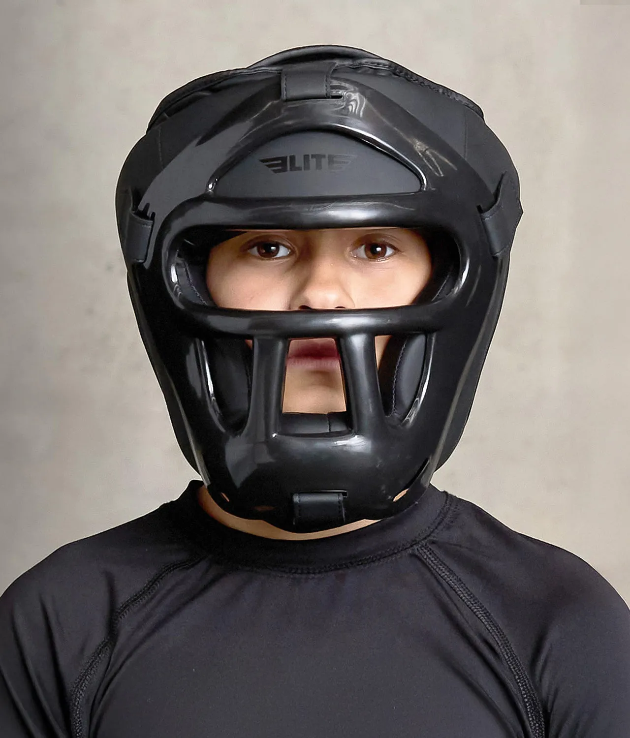 Kids' Black MMA Safety Headgear