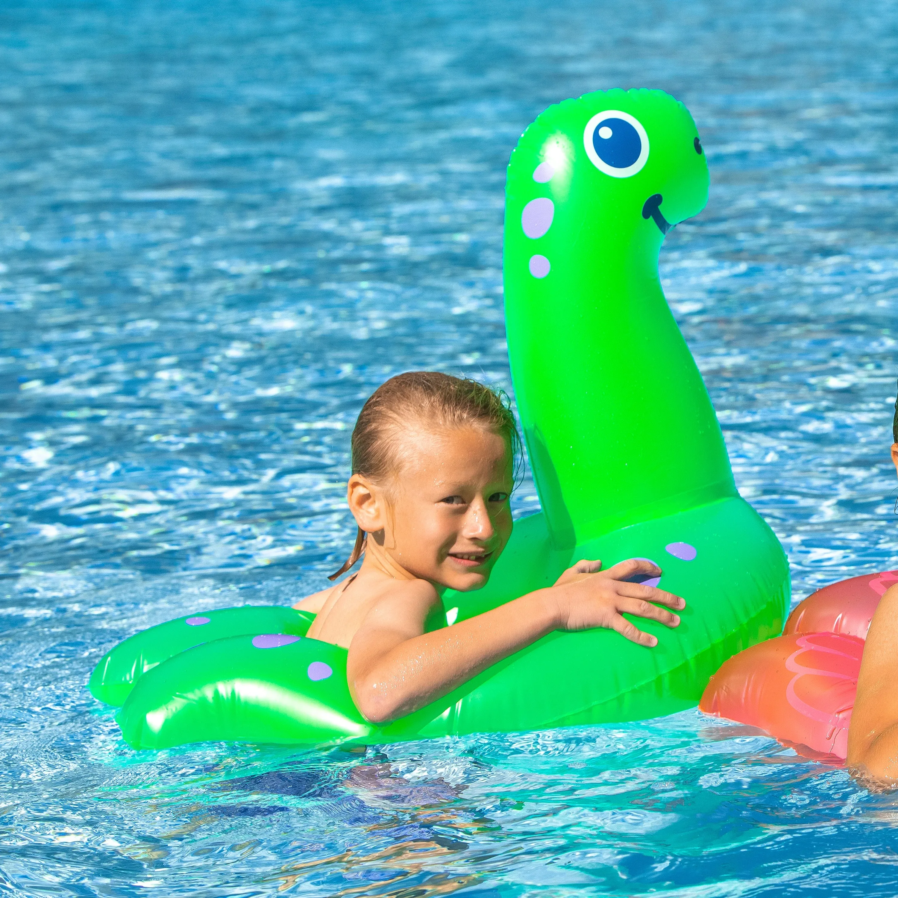 Kids Split Ring Pool Float - Dinosaur