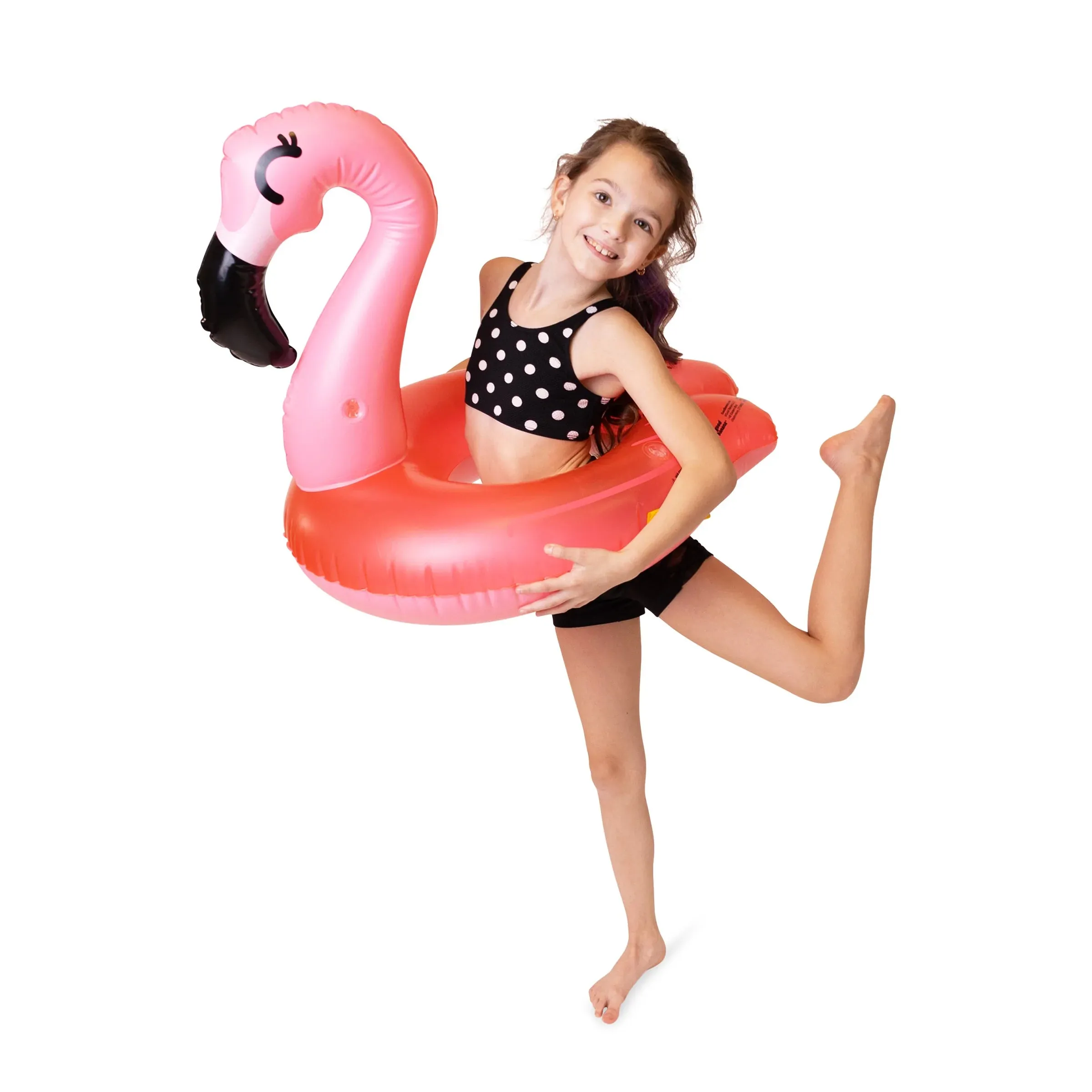 Kids Split Ring Pool Float - Flamingo