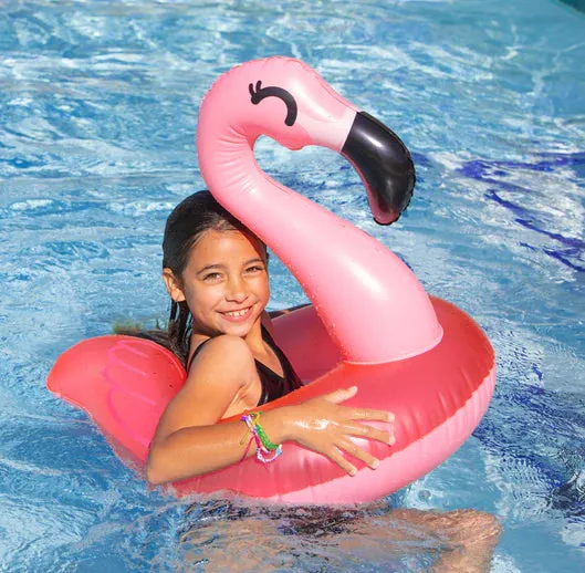 Kids Split Ring Pool Float - Flamingo
