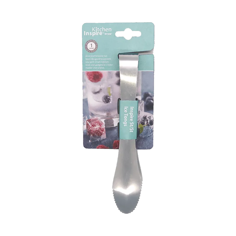 Kitchen Inspire Stainless Steel Ice Tongs 501172