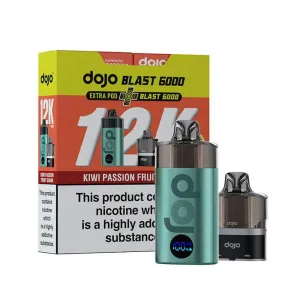 KIWI PASSION FRUIT GUAVA - VAPORESSO DOJO BLAST 12K VAPE KIT - 20MG(2%)