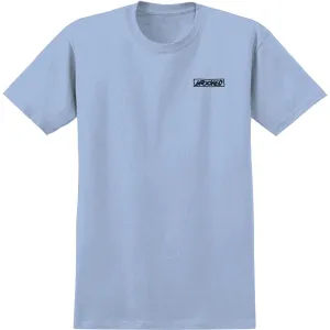 Krooked - Moonsmile Raw Tee Light Blue/Black