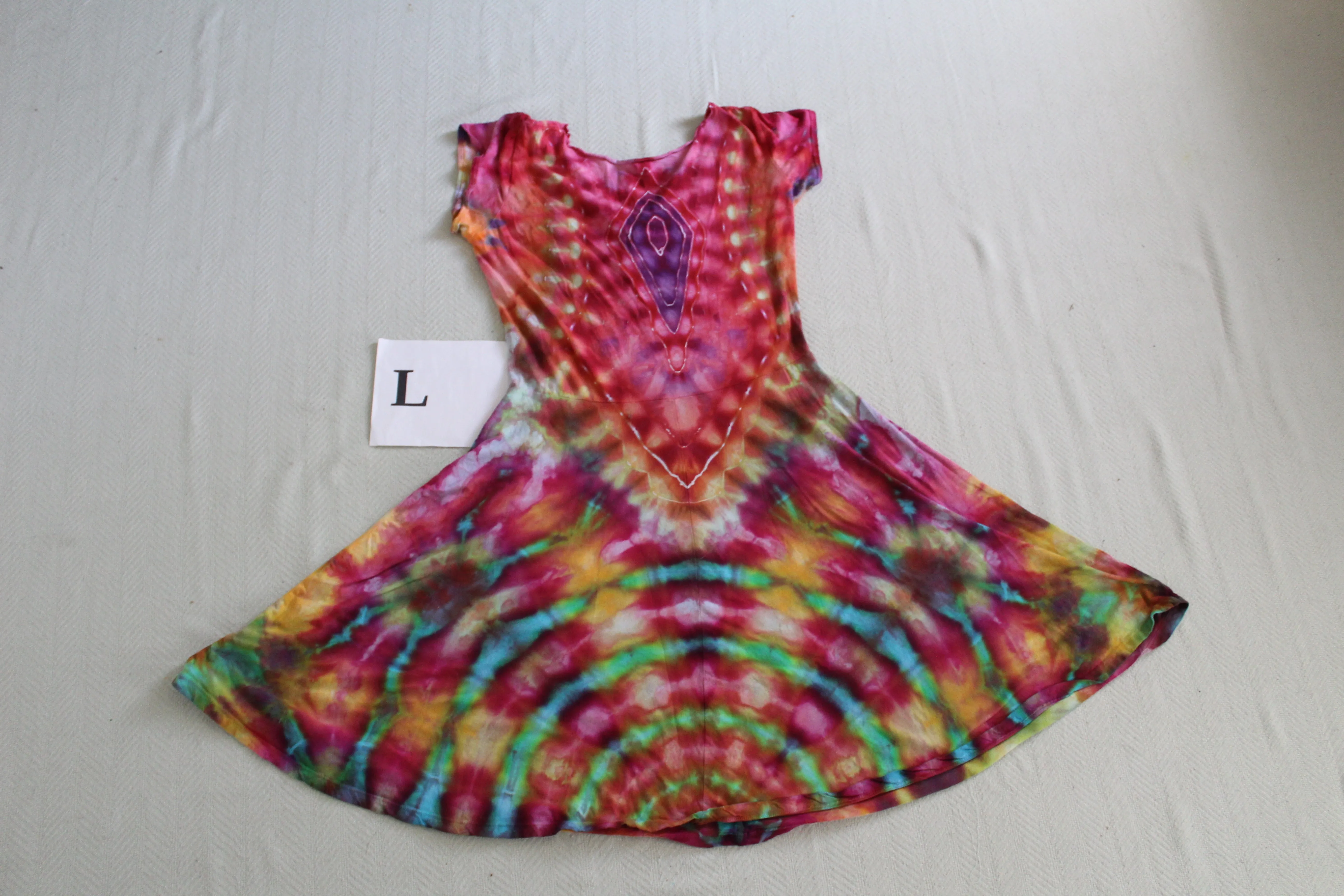 Large Twisted Front Dress