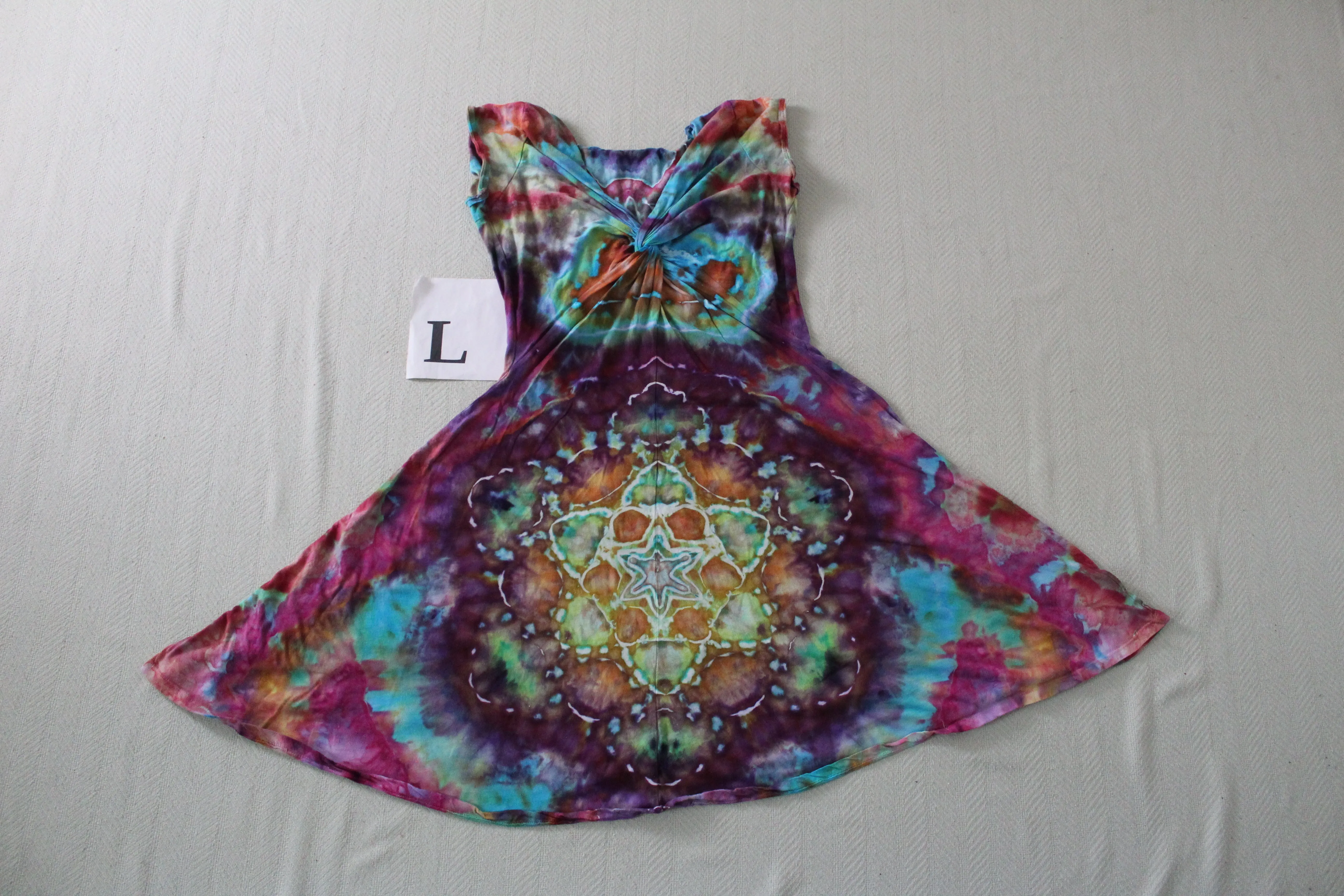 Large Twisted Front Dress