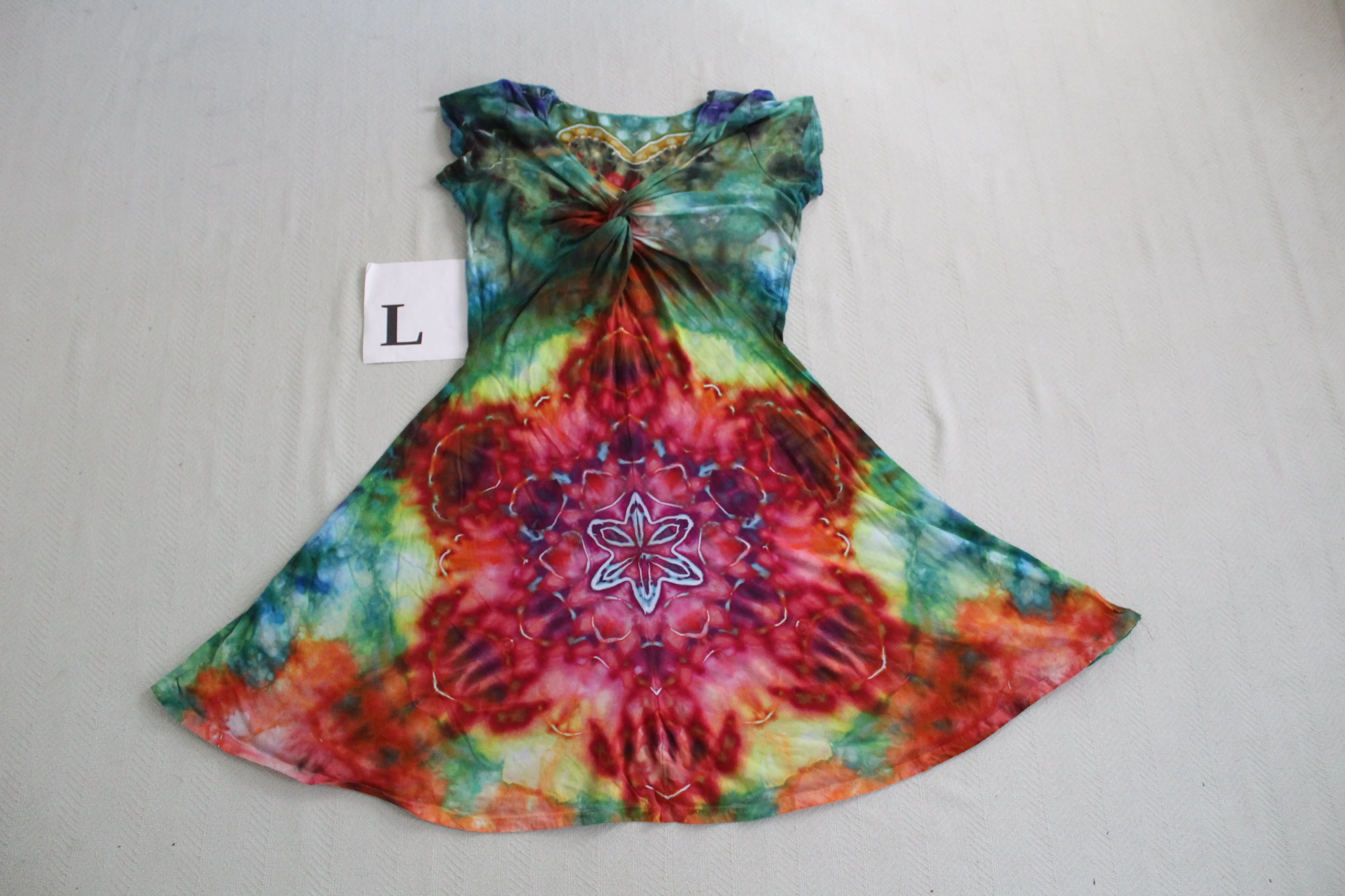 Large Twisted Front Dress