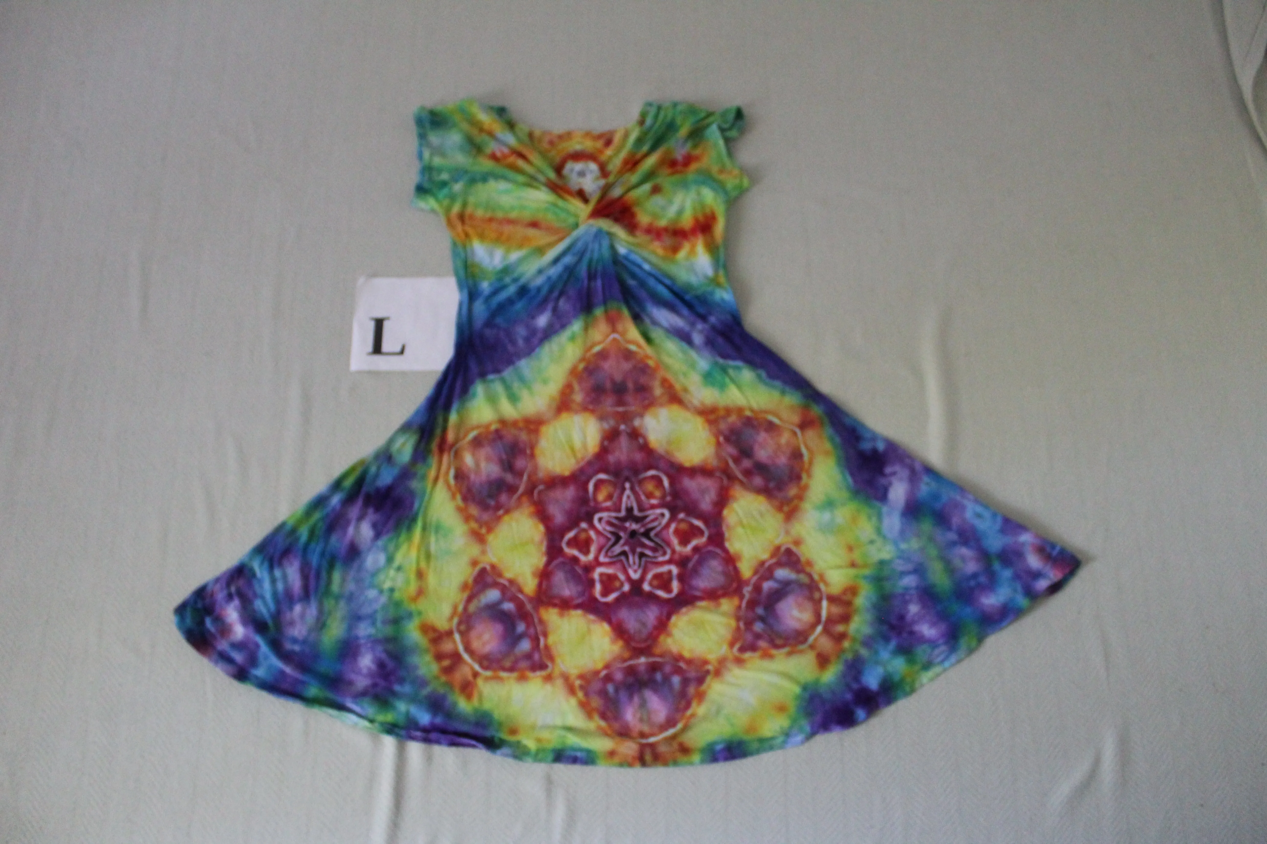Large Twisted Front Dress