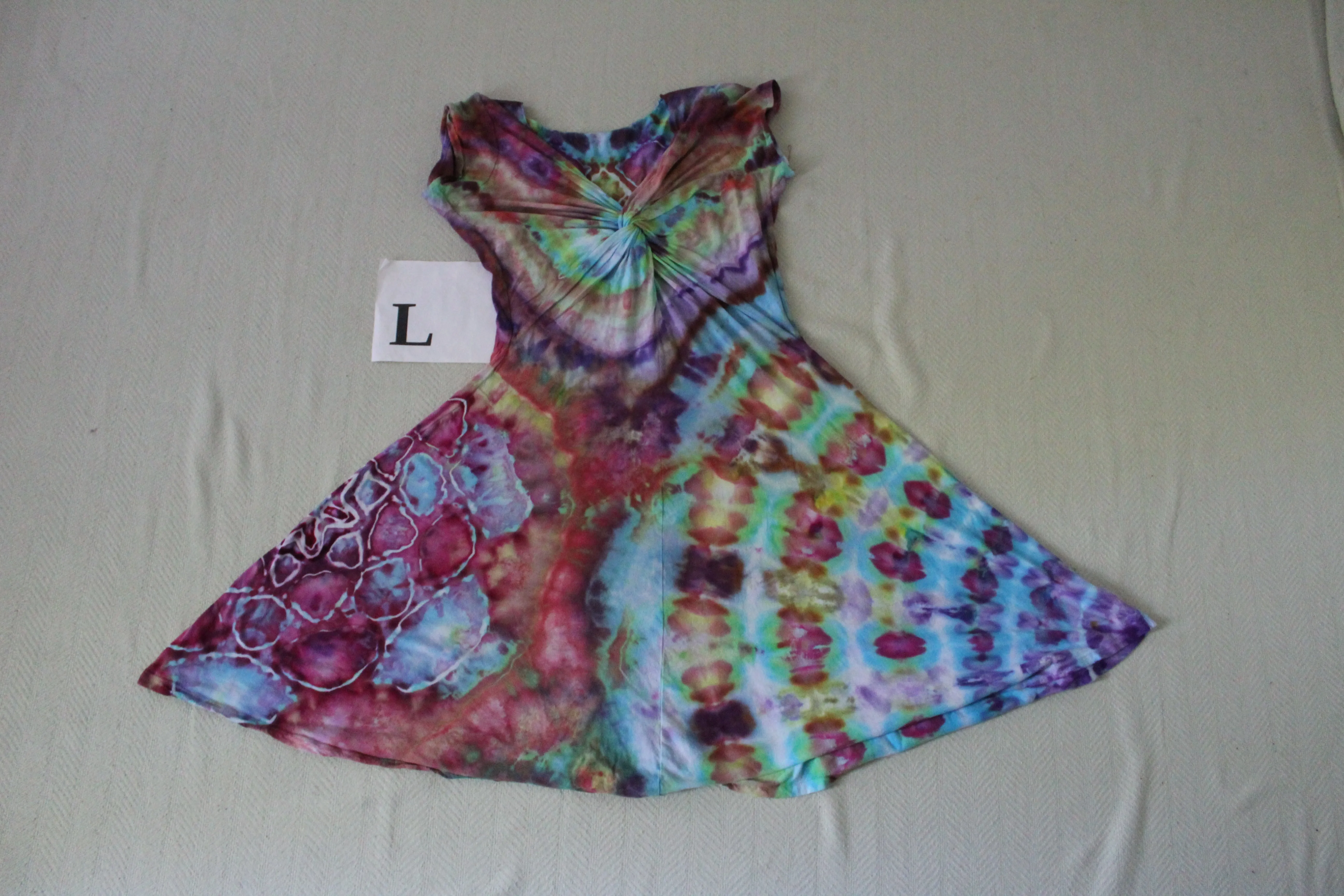 Large Twisted Front Dress